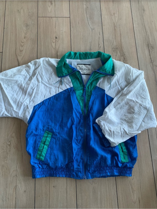 Vintage Jackets & Blazers - Vintage Colorblock Varsity Jacket | mid season coat | 80s 90s unisex sporty